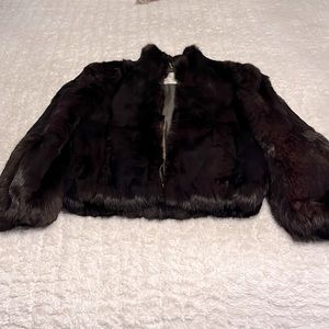 Princess Caravelle rabbit fur coat, 12. Likely would fit women’s 7-8 US.